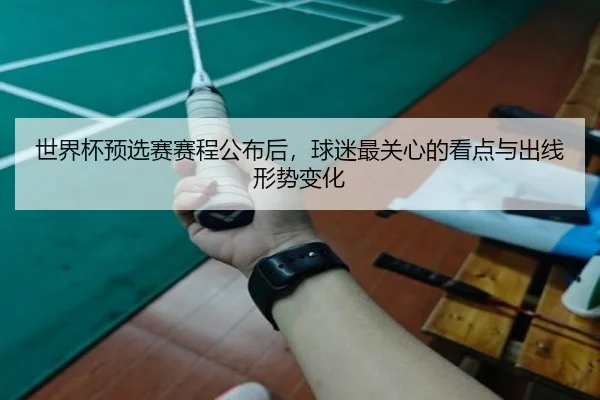 世界杯预选赛赛程公布后，球迷最关心的看点与出线形势变化